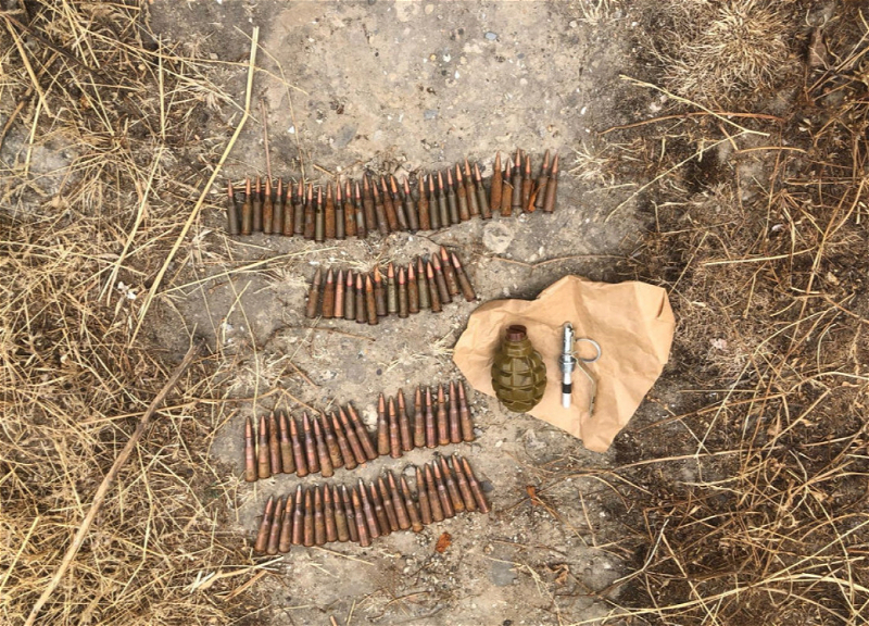 Крупный тайник с боеприпасами найден на Абшероне - ФОТО - ВИДЕО