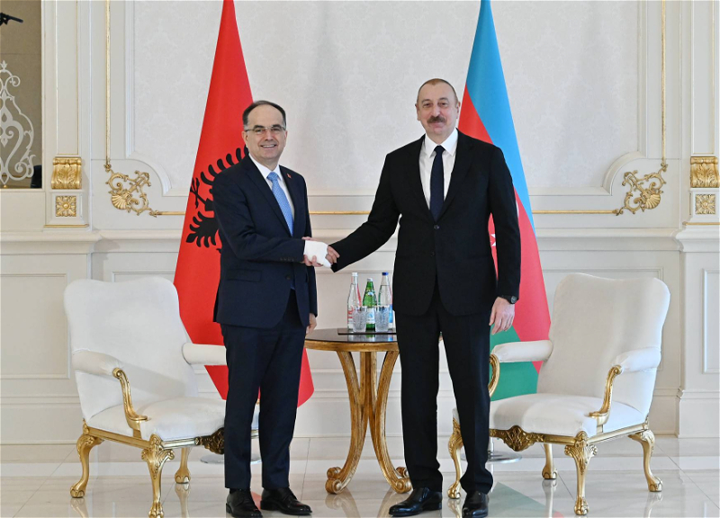 Ильхам Алиев поздравил президента и народ Албании с национальным праздником