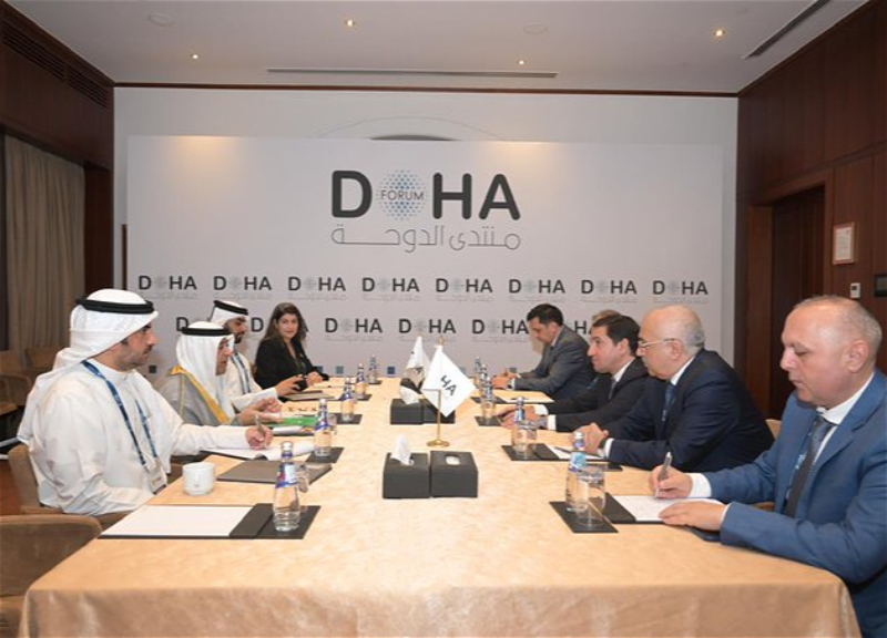 Хикмет Гаджиев провел встречу с генсекретарем ССАГПЗ Джассимом Мухаммадом аль-Будаиви