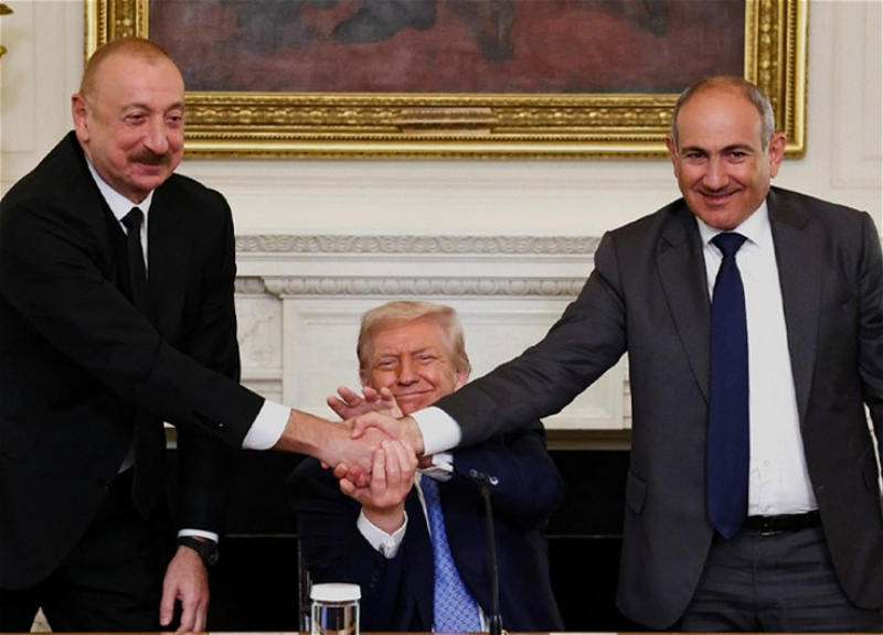 Ильхам Алиев, Дональд Трамп и Никол Пашинян подписали совместное заявление