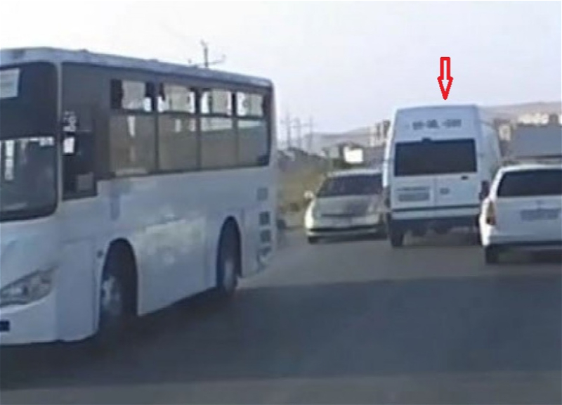 Водитель грузовика создал угрозу для пассажирского автобуса - ВИДЕО