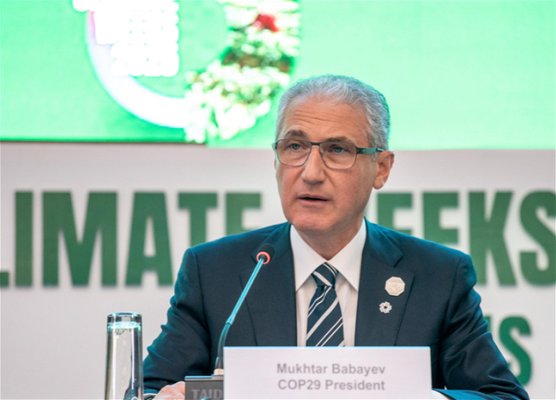 Мухтар Бабаев: Результаты COP29 сделают глобальную финансовую систему более справедливой для людей и планеты