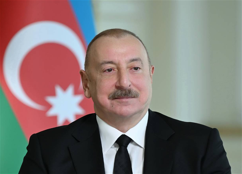 İlham Əliyevin “Kazinform” agentliyinə müsahibə verib