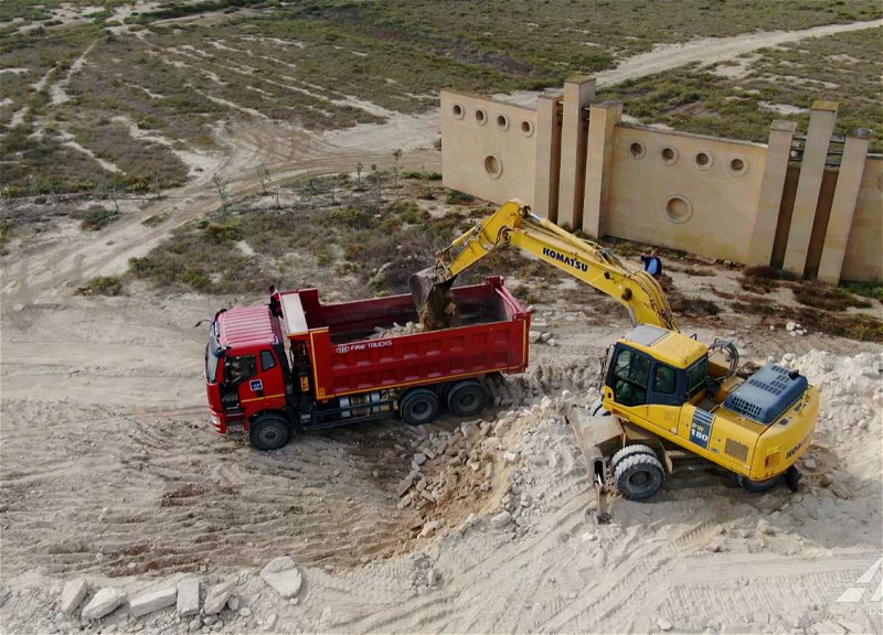 Zığ dairəsi–Hava Limanı yoluna birləşdirən yanaşma yolları tikilir