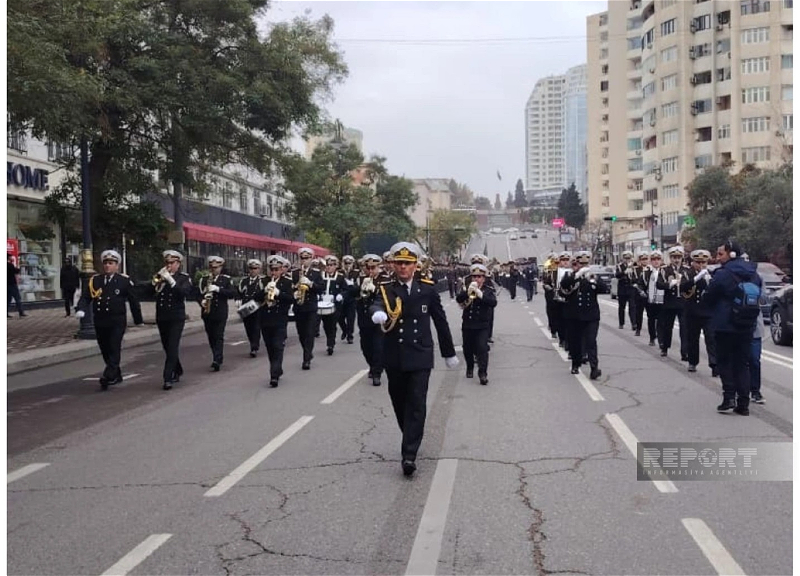 В Баку проходит марш Победы - ФОТО - ВИДЕО