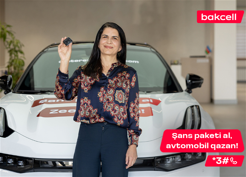 5-й люкс-автомобиль в розыгрыше Bakcell передан своему владельцу - ФОТО