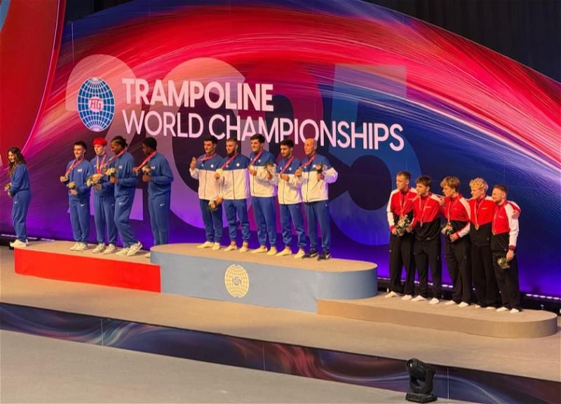 Сборная Азербайджана по тамблингу стала чемпионом мира