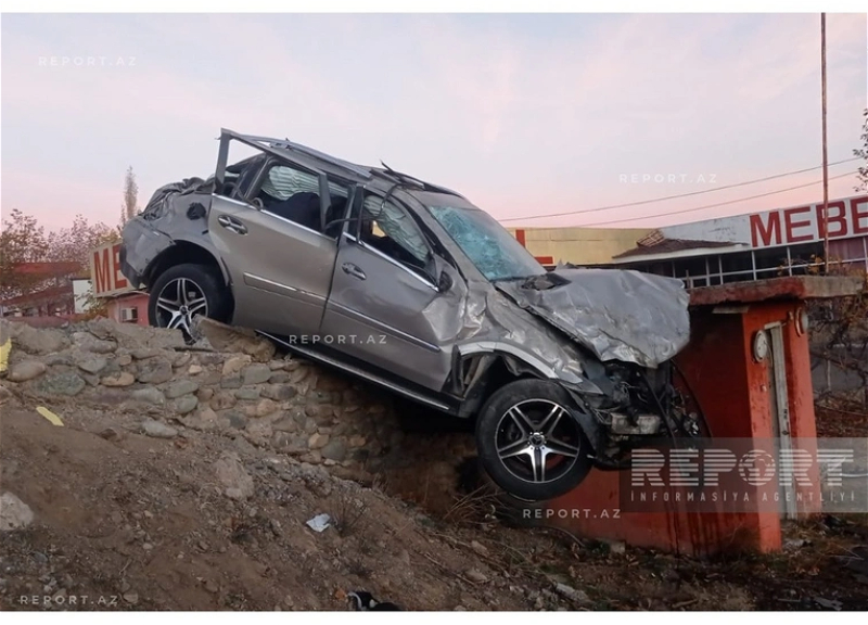 Смертельное ДТП в Гёйгёле, есть погибшие и пострадавшие - ФОТО