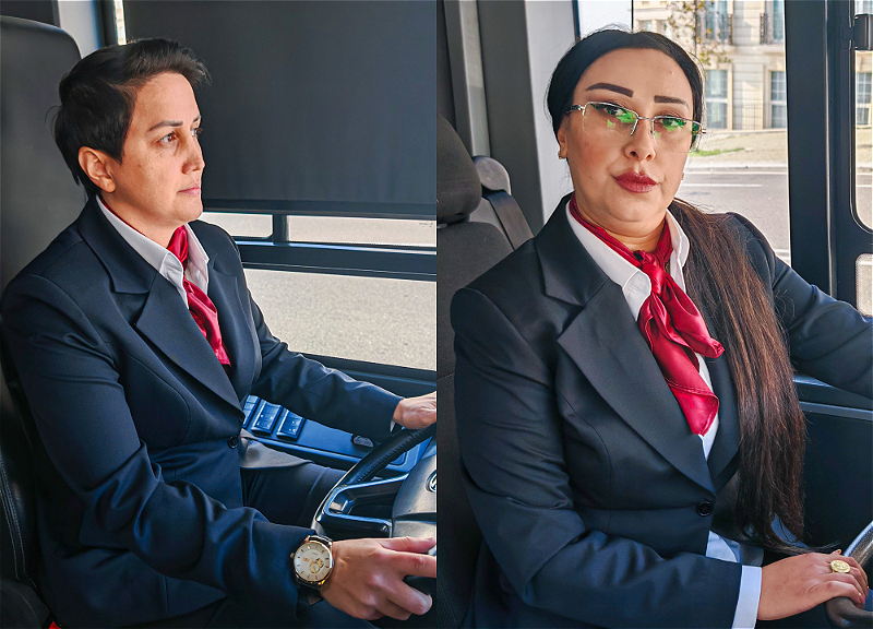 В Баку впервые на линии вышли женщины-водители автобусов - ВИДЕОРЕПОРТАЖ