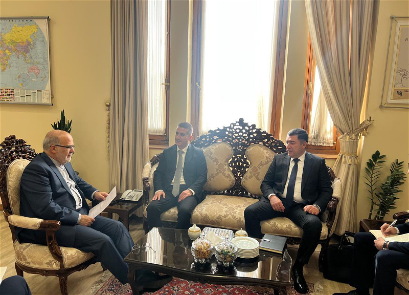 Посол Азербайджана в Тегеране провел встречу с представителями МИД Ирана - ФОТО